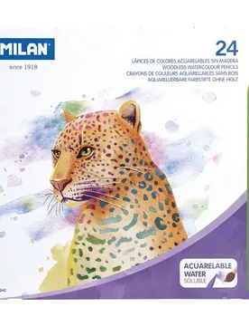 Scatola Di Metallo 2 Matite Colorate Todocolor 100% Acquerellabili + 1 Pennello