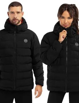 Veste En Duvet Shelter Black / Red 2XL Homme