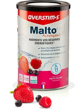Polvere Per Bevande Energetiche Malto Antioxydant Frutti Di Bosco 50g Red