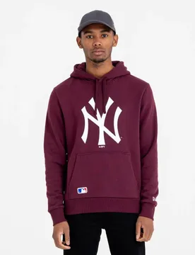 Sweat à Capuche Mlb Regular New York Yankees Dark Purple 2XL Homme