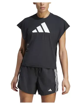 T-shirt à Manches Courtes Icons Regular Fit Logo Black / White S