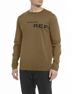 T-shirt à Manches Longues M6648 .000.2660 Army Green XL