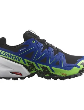Scarpe Da Trail Running Spikecross 6 Gore-tex® Black / Surf The Web / Green Gecko EU 42