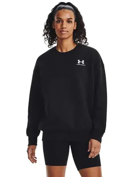 Sweat-shirt Essential Fleece Os Crew Black 001 / White 100 XS