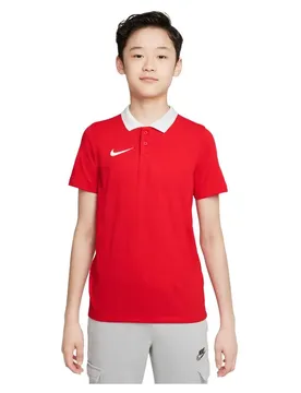 Polo à Manches Courtes Dri Fit Park University Red / White / White 13-15 Années Garçon