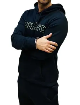Sweat à Capuche Linear Logo Graphic Black / Poison Green S ,Femme