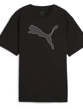 T-shirt à Manches Courtes Graphic Black S