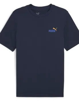 T-shirt à Manches Courtes Graphics Feel Good Club Navy M ,Femme