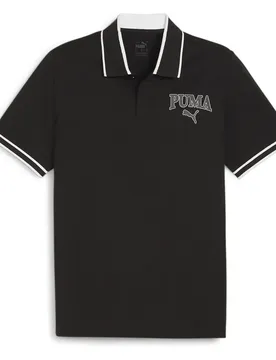 Polo à Manches Courtes Squad Black S ,Femme