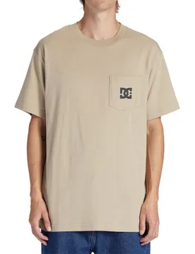 T-shirt à Manches Courtes Dc Star Pocket Plaza Taupe L