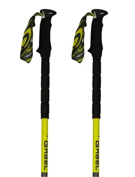 Bâtons Trail Carbon S.t.aflk Black / Yellow 102-155 cm Homme