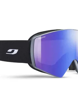 Masque De Ski Razor Edge Black Flash Blue Reactiv CAT1-3 High Contrast Homme
