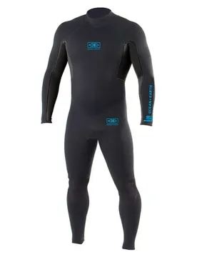 Combinaison Néoprène à Manches Longues Avec Fermeture éclair Dans Le Dos Surf School 5 Mm Blue MT