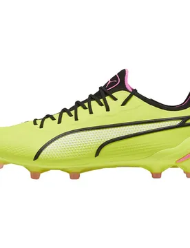 Chaussures De Football King Ultimate Fg/ag Electric Lime / Black / Poison Pink EU 44