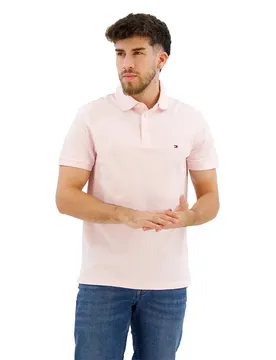 Polo à Manches Courtes 1985 Collection Stripe Slim Fit Light Pink L