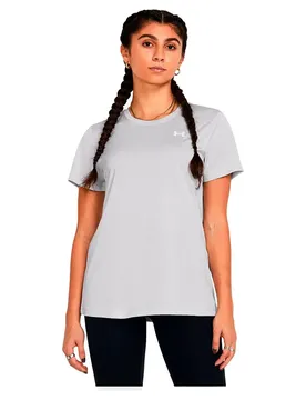 T-shirt à Manches Courtes Tech Twist Halo Gray / White / White XS