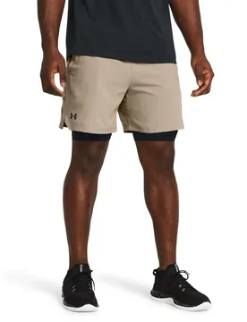 Short Vanish Woven 2-in-1 Timberwolf Taupe / Black / Black XS