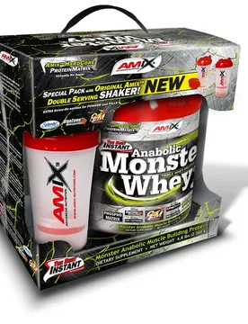 Proteine Del Siero Del Latte Anabolic Monster Banana E Fragola 2.2kg Red / Black