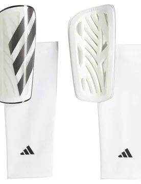 Tège-tibias Tiro League White / Black / Silver Met XL unisex