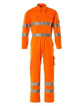 Combinaison Avec Poches Pour Genouillères Safe Classic 00419 Hi-Vis Orange 42