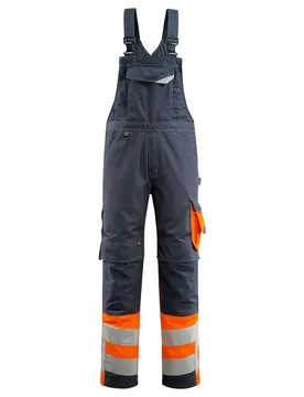 Combinaison Avec Poches Pour Genouillères Safe Supreme 15669 Dark Navy / Hi-Vis Orange 64