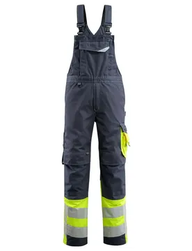 Combinaison Avec Poches Pour Genouillères Safe Supreme 15669 Dark Navy / Hi-Vis Yellow 66