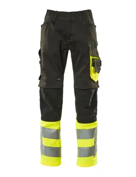 Pantalon De Travail Safe Supreme 15679 Black / Hi-Vis Yellow 48