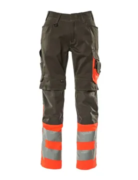 Pantalon De Travail Safe Supreme 15679 Dark Anthracite / Hi-Vis Red 62