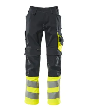 Pantalon De Travail Safe Supreme 15679 Dark Navy / Hi-Vis Yellow 66