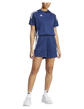 Ensemble à Manches Courtes Tiro24 Team Navy Blue 2 / White M
