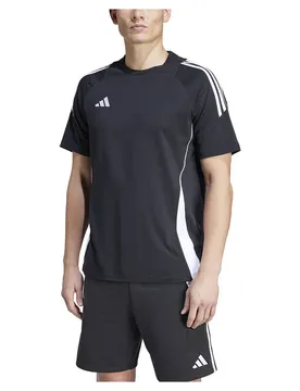 T-shirt à Manches Courtes Tiro24 Sweat Black / White 2XL