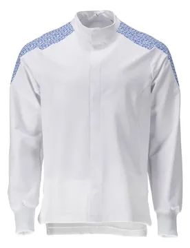 Veste Food & Care 20054 White / Azure Blue 3XL