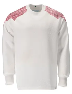 Sweat-shirt Food & Care 20084 White / Traffic Red 3XL