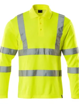 Polo à Manches Longues Safe Classic 18283 Hi-Vis Yellow 3XL