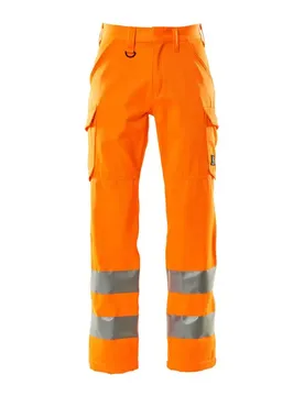 Pantalon De Travail Safe Light 18879 Big Thigh Pockets Hi-Vis Orange 68