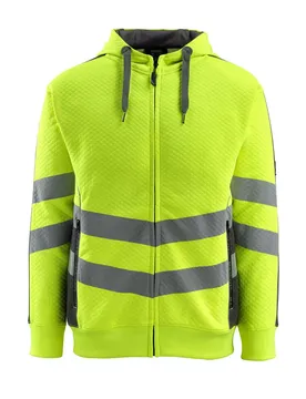 Sweat-shirt à Zip Safe Supreme 50138 Hi-Vis Yellow / Dark Anthracite 3XL