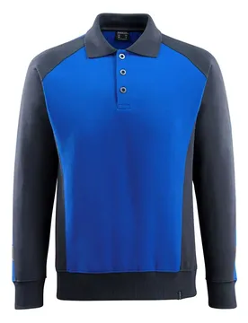 Polo à Manches Longues Unique 50610 Royal / Dark Navy XS