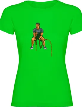 T-shirt à Manches Courtes Crossfit Ropes Light Green L