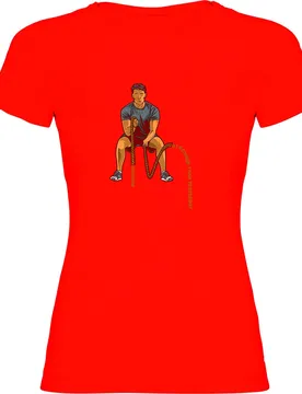 T-shirt à Manches Courtes Crossfit Ropes Red M