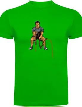 T-shirt à Manches Courtes Crossfit Ropes Green M