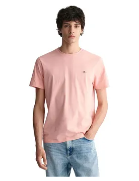 T-shirt à Manches Courtes 2003184 Regular Fit Bubbelgum Pink XL