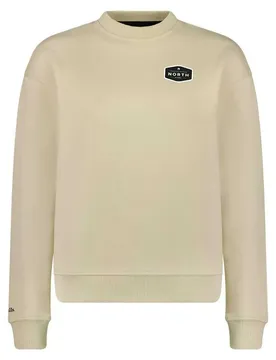 Sweat-shirt Horizon Badge Crew Pumice XS