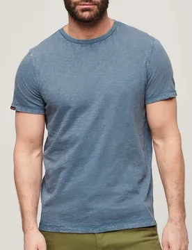 T-shirt à Manches Courtes Slub Dry Slate Blue XL
