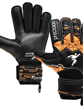 Gants De Gardien De But Fusion X Roll Finger Protect Black / Fluo Orange / White 9 unisex