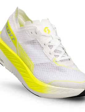 Scarpe Da Running Speed Carbon Rc 2 White / Safety Yellow EU 46