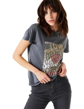 T-shirt à Manches Courtes Z0017 Antracite XL
