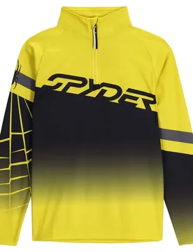 Sweat à Demi-zip Incline Acid Yellow M Garçon