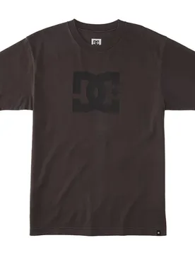 T-shirt à Manches Courtes Star Pigment Black Enzyme Wash S