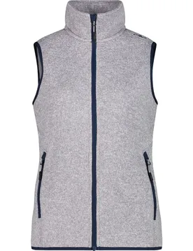 Gilet Heavy Fleece 3h55766 Argento / Blue 2XS