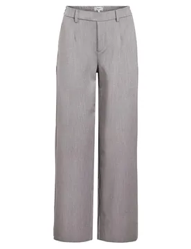 Pantalon Lisa Wide Leg Fit Light Grey Melange 36
